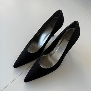 Stuart Weitzman Black Pointed Heels